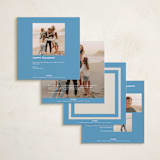 "Rhode" - Holiday Cards in Lake by Megan Davis - Back of Card Options