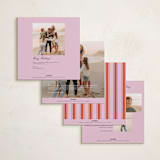 "Our Song" - Holiday Cards in Strawberry by Claudia Orengo - Back of Card Options