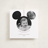 "Mickey Bauble" - Holiday Cards in Snowflake by Roopali - Front