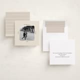 "Vintage Square" - Holiday Cards in Ivory by Beth Vassalo - Assembled