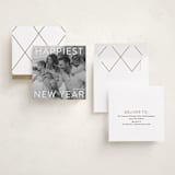 "Simple Type" - Holiday Cards in Snowfall by Angela Thompson - Assembled