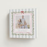 "Coastal Garland" - Holiday Cards in Winter Mint by Everett Paper Goods - Folded Card