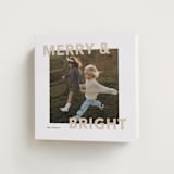 "Merry Bright" - Holiday Cards in Snowflake by Angela Thompson - Folded Card