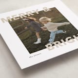 "Merry Bright" - Holiday Cards in Snowflake by Angela Thompson - Detail