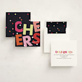"Disco" - Holiday Cards in Bubblegum by Morgan Kendall - Assembled