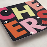 "Disco" - Holiday Cards in Bubblegum by Morgan Kendall - Detail