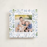 "Nutcracker ribbons" - Holiday Cards in Blue Ribbon by Sarah Knight - Front