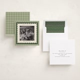 "gingham layers" - Holiday Cards in Garland by Ellen Schlegelmilch - Assembled