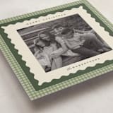 "gingham layers" - Holiday Cards in Garland by Ellen Schlegelmilch - Detail