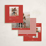 "Spirit" - Holiday Cards in Ruby by Annie Shapiro - Back of Card Options