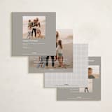 "simple" - Holiday Cards in Snow by Angela Garrick - Back of Card Options