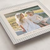 "Gingham Vintage" - Holiday Cards in Ash by Emily Betts - Detail