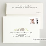 "Savannah animals" - Baby Shower Thank You Cards in Sage by Jennifer Wick - FREE Recipient Addressing