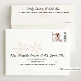 "Baby It's Cold Outside" - Baby Shower Thank You Cards in Blush by Alethea and Ruth - FREE Recipient Addressing