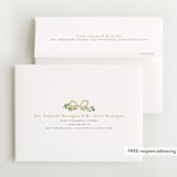 "Ribbonly Frame" - Baby Shower Thank You Cards in Butter by Itsy Belle Studio - FREE Recipient Addressing