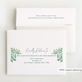"Winter Cottage" - Baby Shower Thank You Cards in Mint by Elly - FREE Recipient Addressing