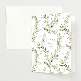 "Aveline" - Baby Shower Thank You Cards in Diamond by Kate Ahn - Front