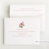 "Romantic Roses" - Baby Shower Thank You Cards in Blush by Teju Reval - FREE Recipient Addressing