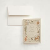 "Woodland storybook" - Baby Shower Thank You Cards in Ecru by Creo Study - Card with Envelope