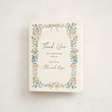 "Sweet Garden" - Baby Shower Thank You Cards in Pastel by Elly - Front