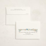"Sweet Garden" - Baby Shower Thank You Cards in Pastel by Elly - FREE Recipient Addressing