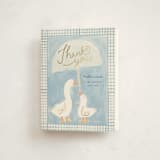 "Little Goose" - Baby Shower Thank You Cards in Raindrop by Teju Reval - Front