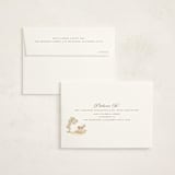 "Woodland Animals Toile" - Baby Shower Thank You Cards in Bamboo by Teju Reval - FREE Recipient Addressing