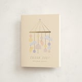 "Mod Baby" - Baby Shower Thank You Cards in Vanilla by Angela Thompson - Front
