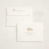 "Mod Baby" - Baby Shower Thank You Cards in Vanilla by Angela Thompson - FREE Recipient Addressing