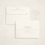 "Classic Gingham" - Baby Shower Thank You Cards in Cotton Candy by Creo Study - FREE Recipient Addressing