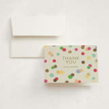 "Colorful Baby Sprinkle" - Foil-Pressed Baby Shower Thank You Cards in Color Pop by Stephanie Heinrich Godbout - Card with Envelope