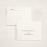 "Baby Stripes" - Baby Shower Thank You Cards in Rose by Angela Thompson - FREE Recipient Addressing