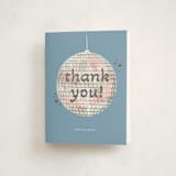 "Groovy Baby" - Baby Shower Thank You Cards in Cobalt by Janna Sue Design - Front