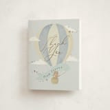 "Little Explorer" - Baby Shower Thank You Cards in Powder by Hannah Williams - Front