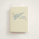 "Baseball Baby Shower" - Baby Shower Thank You Cards in Sky by Rebekah Canavan - Front