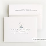 "Set Sail" - Baby Shower Thank You Cards in Pond by Jen Tips - FREE Recipient Addressing