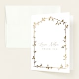 "Canopy" - Baby Shower Thank You Cards in Ivy by Everett Paper Goods - Front