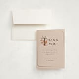 "Fabled Storybook" - Baby Shower Thank You Cards in Auburn by Paper Raven Co. - Card with Envelope