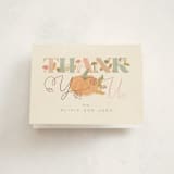 "Little Pumpkin" - Baby Shower Thank You Cards in Latte by Creo Study - Front