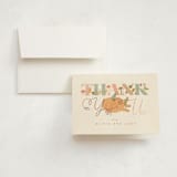 "Little Pumpkin" - Baby Shower Thank You Cards in Latte by Creo Study - Card with Envelope