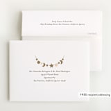 "Night Sky Garland" - Baby Shower Thank You Cards in Ecru by Angela Thompson - FREE Recipient Addressing