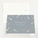 "Little Star" - Baby Shower Thank You Cards in Slate by Meggy Masters - Front