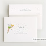 "Disney’s Tinkerbell Magic" - Baby Shower Thank You Cards in Sage by frau brandt - FREE Recipient Addressing