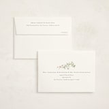 "Dainty Garden" - Baby Shower Thank You Cards in Blush by Paper Raven Co. - FREE Recipient Addressing