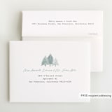 "Calm Winter" - Baby Shower Thank You Cards in Frost by Adelyn T. - FREE Recipient Addressing