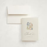 "Spring Awakening" - Foil-Pressed Baby Shower Thank You Cards in Meadow by Brandy Folse - Card with Envelope