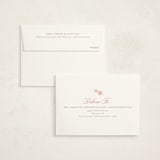 "un hochet" - Foil-Pressed Baby Shower Thank You Cards in Watermelon by Creo Study - FREE Recipient Addressing