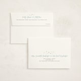 "baby balloon ride" - Baby Shower Thank You Cards in Seafoam by peetie design - FREE Recipient Addressing
