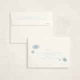 "Snowflakes" - Baby Shower Thank You Cards in Glacier by Baumbirdy - FREE Recipient Addressing