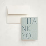 "boy oh boy!" - Baby Shower Thank You Cards in Azure by Annie Shapiro - Card with Envelope